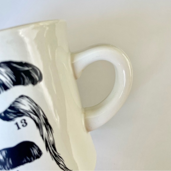 MUG, Great Moustaches, Famous Mustaches Sketch Drawn Images on a Mug, 10… - Picture 4 of 6